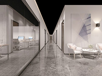 现代写字楼走廊过道