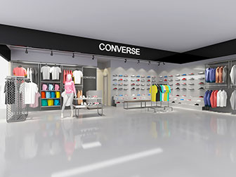 现代服装鞋帽店