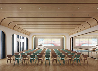 北欧幼儿园音体室舞台