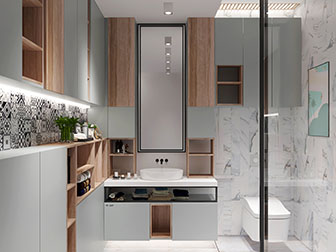 北欧卫生间卫浴间