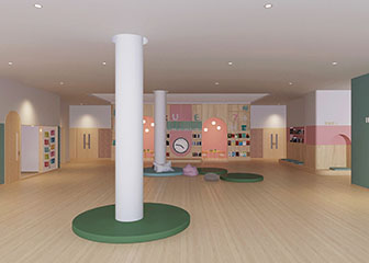 现代幼儿园多功能教室