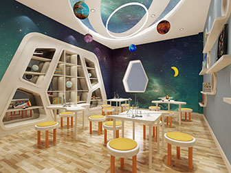 后现代天文科技教室