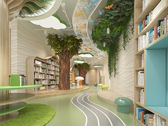 北欧书吧图书馆阅览室