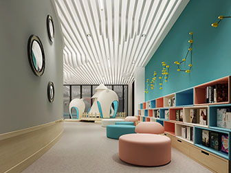 现代幼儿园图书阅览室