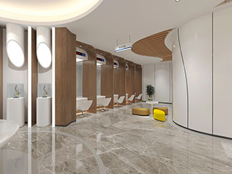 现代银行办公大厅