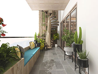 北欧阳台露台