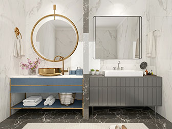 现代轻奢洗手台3d模型 现代轻奢洗手台