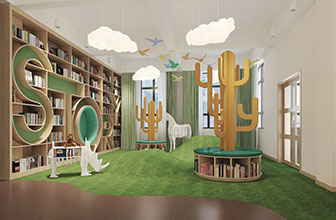 北欧幼儿园图书阅览室