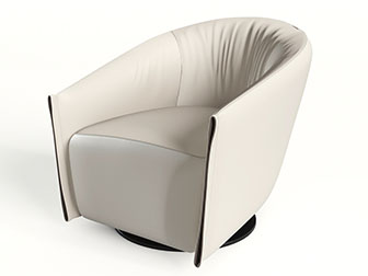 新中式圆形支架单人沙发3d模型 新中式圆形支架单人沙发