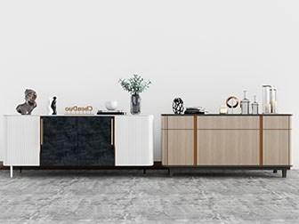 现代轻奢玄关柜边柜