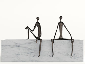 现代抽象人物雕刻雕塑