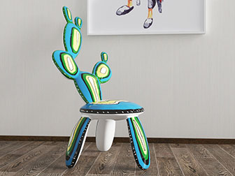 现代儿童仙人掌造型的休闲椅