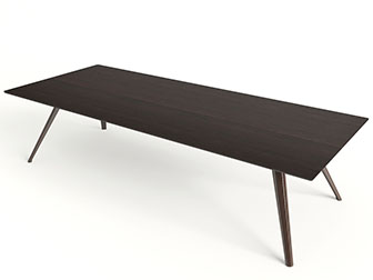 北欧实木长方形茶几