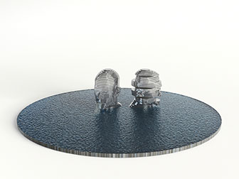 后现代喷泉水景园艺小品