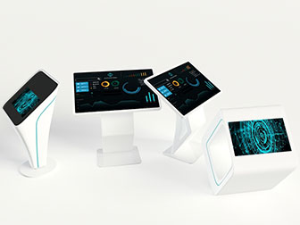 现代智能触屏操作控制台