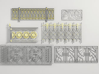 欧式金属雕花护栏栏杆围栏
