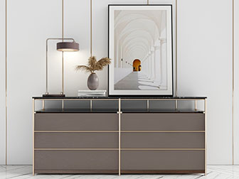 现代轻奢玄关柜边柜