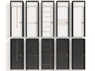 新中式实木平开门