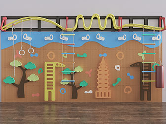 现代儿童攀爬墙活动空间3d模型 现代儿童攀爬墙活动空间