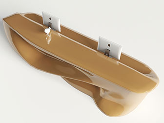 后现代前台接待台