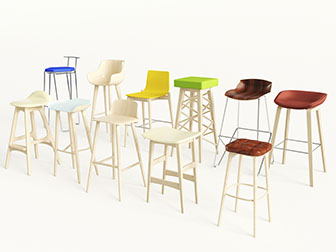 北欧实木吧凳吧椅
