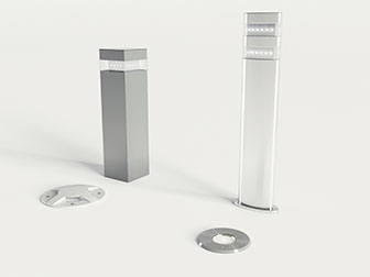 现代长方形路灯地灯