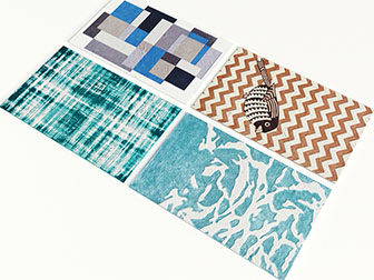 新中式长方形地毯3d模型 新中式长方形地毯