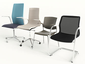 现代办公转椅