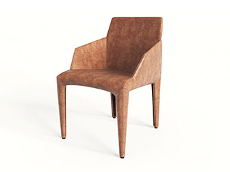 现代皮革休闲椅子