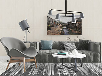 现代布艺多人沙发休闲椅茶几组合