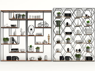 现代金属装饰柜