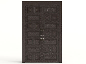 欧式雕花双扇大门