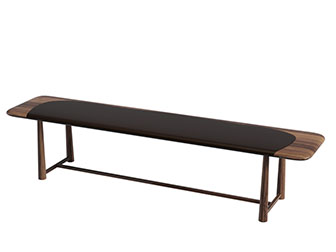 北欧实木长凳子