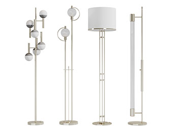 现代轻奢落地灯