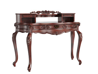 欧式雕花实木梳妆台
