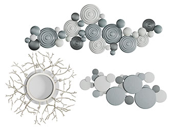 现代陶瓷墙饰挂件