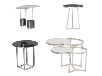 新中式圆形茶几