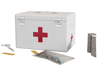 装饰十字架的医药箱医疗器械3d模型 装饰十字架的医药箱医疗器械