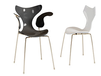 现代轻奢休闲椅子餐椅