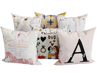 北欧方形布艺靠垫抱枕