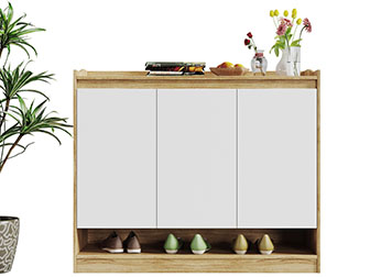 北欧实木玄关鞋柜