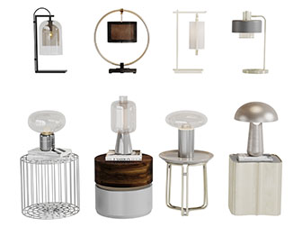 新中式茶几台灯