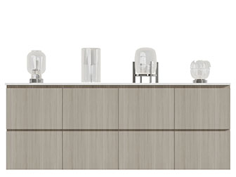 新中式实木前台接待台台灯