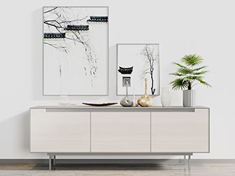 新中式实木电视柜