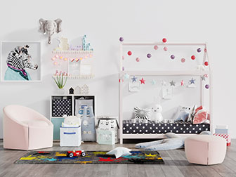 北欧儿童床单人沙发3d模型 北欧儿童床单人沙发