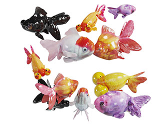 欣赏金鱼锦鲤鱼缸水族