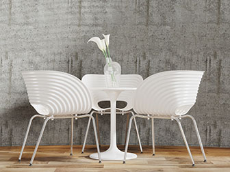 现代贝壳休闲椅子