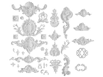 欧式装饰雕花构件