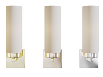 现代圆柱形壁灯