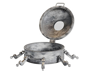 工业风的密封盖子零部件工业设备3d模型 工业风的密封盖子零部件工业设备